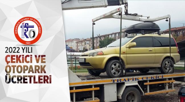 Çekici ve otopark ücretlerinde değişiklik