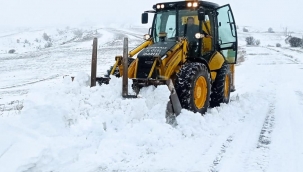 Kar yağışı etkili oldu, 124 köy yolu ulaşıma kapandı