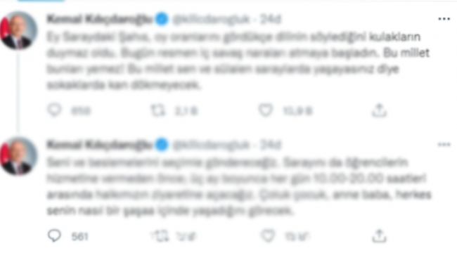 Kılıcdaroğlu, Erdoğan'a bakın nasıl cevap verdi