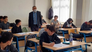 İmam hatip lisesi öğrencilerine mesleki sınav yapıldı
