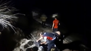 Barajda gezinti yapan 3 kişiden biri kayboldu