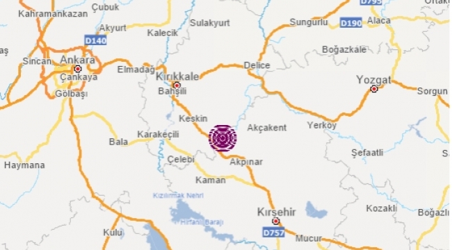 Kırıkkale'de deprem mi oldu?