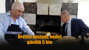 Meslek lisesinde ekmek üretimine başlandı