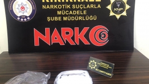 Şüpheli araçta yapılan aramada uyuşturucu bulundu