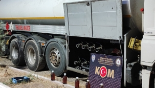 Kaçak akaryakıt taşıyordu, Kırıkkale'de yakalandı