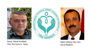 Yeni kurulan sendikanın İl Temsilcisi Savaş Yüksel oldu
