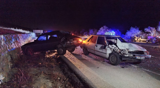 Araçların çarpıştığı kazada 7 kişi yaralandı