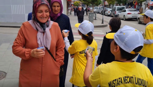 Öğrenciler suyun önemini bir kez daha hatırlattı