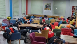 Alarm sesini duyunca herkes gizlendi