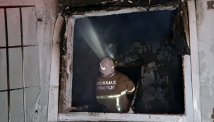 Kırıkkale'de yangın, 4 kişi hastaneye kaldırıldı