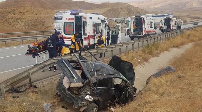 Metrelerce savruldu, 3 kişi ölümden döndü