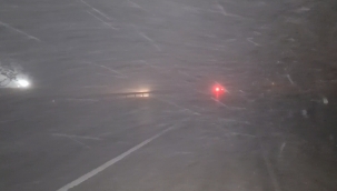 Göz gözü görmez oldu, sürücüler ilerlemekte güçlük çekti