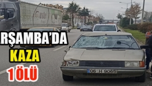 Otomobilin çarptığı kadın hayatını kaybetti