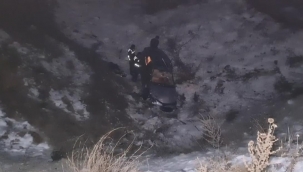 Depremzede aile kazada yaralandı