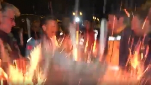 Son Dakika...! Sağlık Bakanı Koca'nın önünde patladı