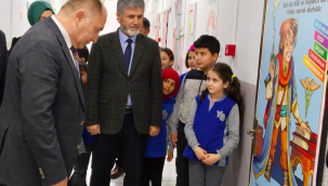 İlkokul öğrencilerinden "Değerler Sokağı" etkinliği