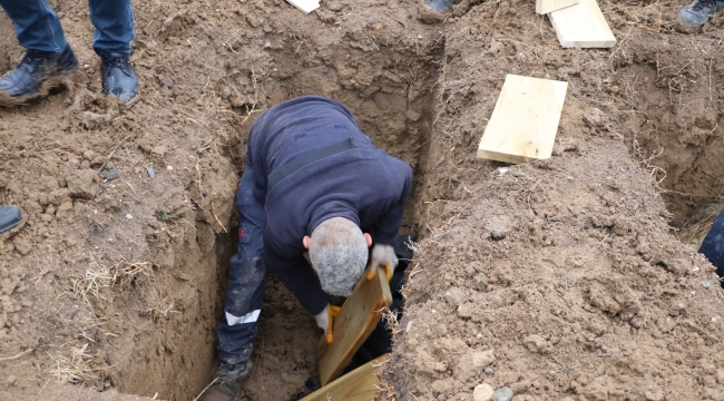 Kırıkkale'de kazısı yapılan mezarlar taşındı