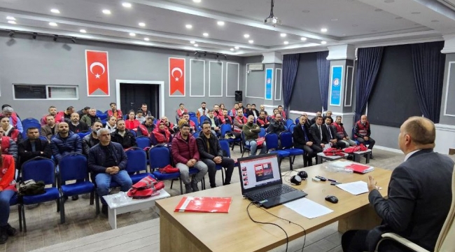 "Her an göreve hazır bir ekibin olması önem taşıyor"