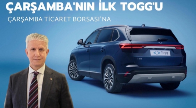 Yerli otomobilin biri Çarşamba'ya çıktı