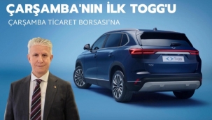 Yerli otomobilin biri Çarşamba'ya çıktı