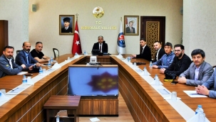 Basın mensuplarıyla seçim toplantısı yapıldı