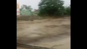 Sel suları Ankara-Kırıkkale yolunu kapattı