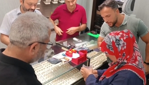 Şerife annenin bilezikleri polisler sayesinde emin ellerde