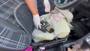 jandarmadan saklayamadı..!