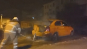 Gece saatlerinde ateşe verilmek istendi