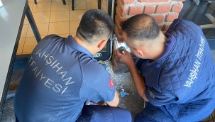 Müşteriler fark edince hemen kurtarıldı