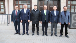 Başkan Saygılı'ya anlamlı ziyaretler