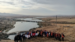 Bozkır Dağcılık, Çeşnigir Köprüsü'nde yürüyüş düzenledi