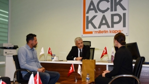 Her bir vatandaşı dikkatle dinledi