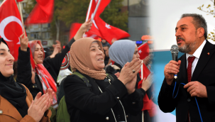 "Milletin özüne ve imanına sahip çıkan bir liderin çatısı altındayız"