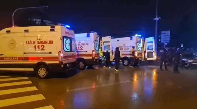 Olay yerine çok sayıda ambulans sevk edildi