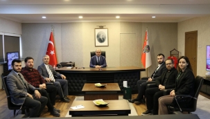 Yeşilay'dan emniyet müdürüne ziyaret