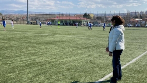 Yeşil sahada kadın eli başarısı