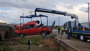 Seyir halinde ilerlerken dereye düştü