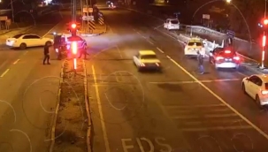 Dur ihtarına uymayınca kapanla durduruldu