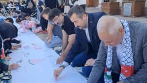 Filistin'deki insanlık dramına dikkat çektiler