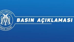 Vali açıklama yaptı
