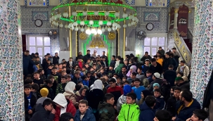 Kırıkkale'de çocuklar camiye akın etti