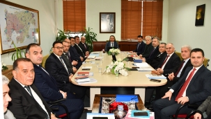 Kurum yöneticileriyle değerlendirme toplantısı düzenlendi