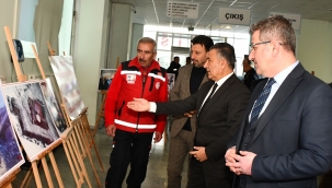 Yaşanan asrın felaketi fotoğraf karelerinde yer aldı