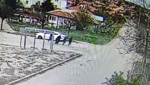 Otobüs durağına zarar veren şüpheli yakalandı