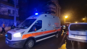 Temizlik görevlisi hastaneye kaldırıldı