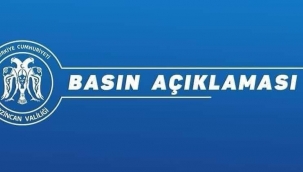 Valilikten açıklama