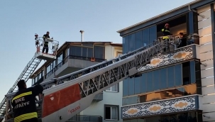 Son Dakika Yangın..! Apartmanda mahsur kaldılar