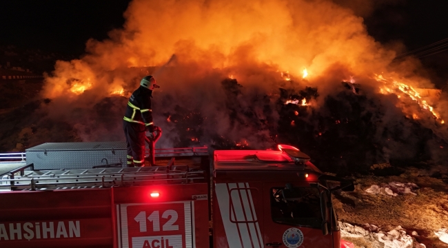 Alevler gökyüzüne ulaştı