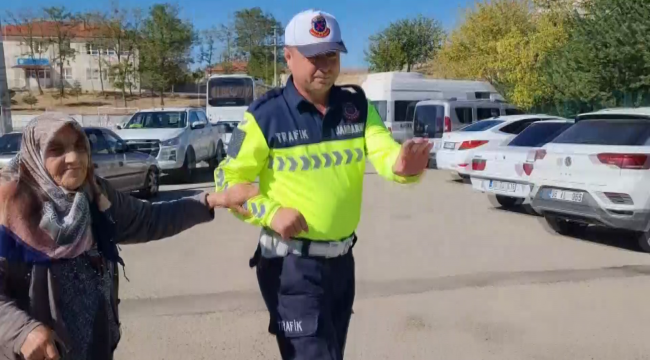 Jandarmadan örnek davranış